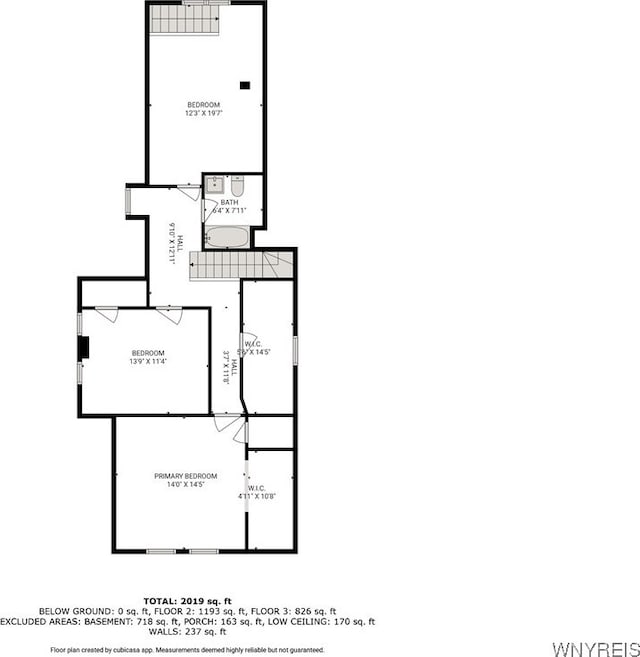 285 E N St Unit S, Buffalo, NY 14204 - view of floor plan / room layout