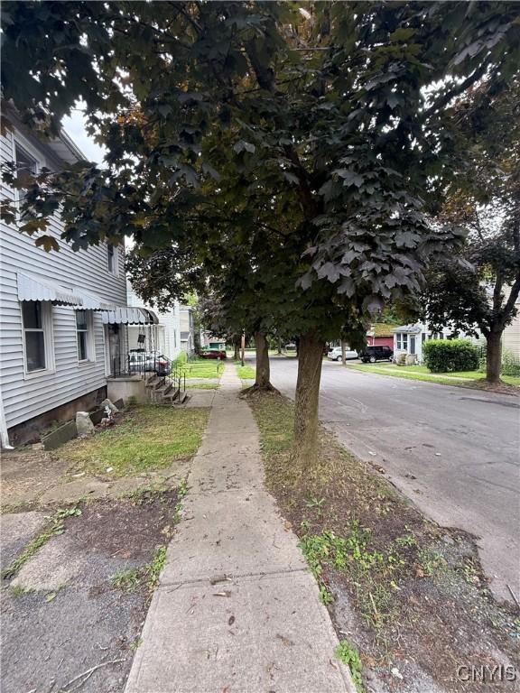8 Spring St, Auburn, NY 13021 - view of asphalt road featuring sidewalks