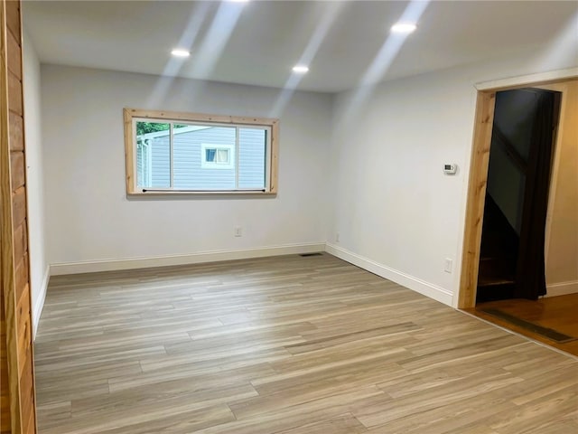 33 E Vanscoter St, Hornell, NY 14843 - spare room with light wood-type flooring and baseboards