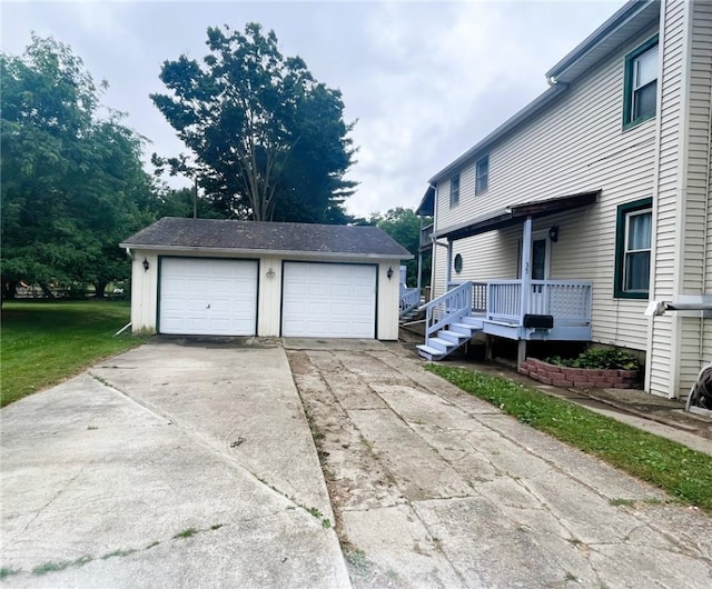 33 E Vanscoter St, Hornell, NY 14843 - view of detached garage