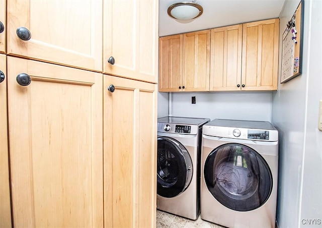 4022 W Milestrip Rd, Fenner, NY 13032 - washroom featuring cabinet space and separate washer and dryer