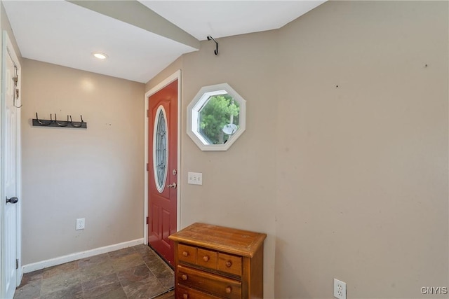 1037 County Route 17, Constantia, NY 13028 - entryway with dark stone finish floors and recessed lighting