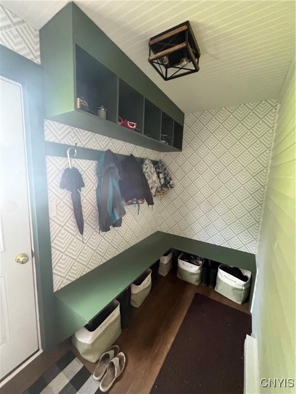66 N Gordon St, Gouverneur, NY 13642 - mudroom featuring wood finished floors