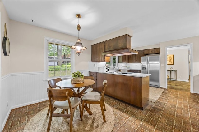 790 Oakridge Dr, Irondequoit, NY 14617 - dining room with wainscoting and baseboards