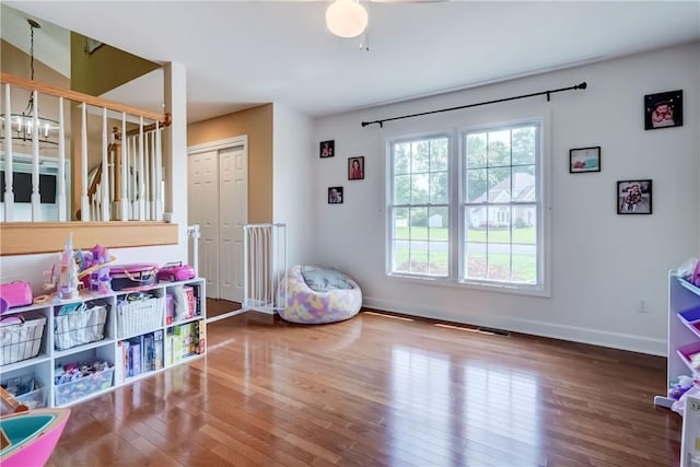 906 Lothario Cir, Webster, NY 14580 - game room featuring wood finished floors
