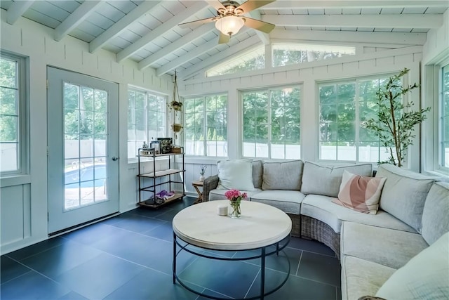 906 Lothario Cir, Webster, NY 14580 - sunroom featuring healthy amount of natural light and tile patterned floors