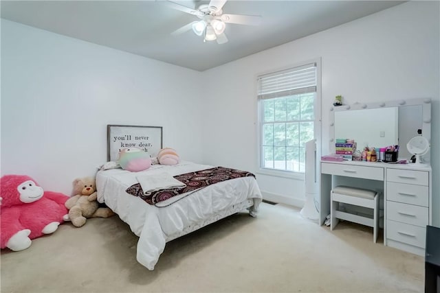 906 Lothario Cir, Webster, NY 14580 - bedroom with light carpet and ceiling fan