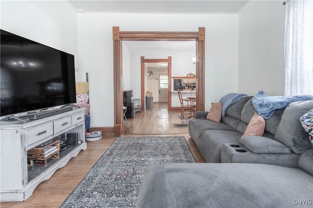 20199 County Route 181, Orleans, NY 13656 - living room featuring light wood-style floors