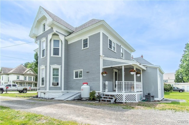 20199 County Route 181, Orleans, NY 13656 - view of side of property with a porch