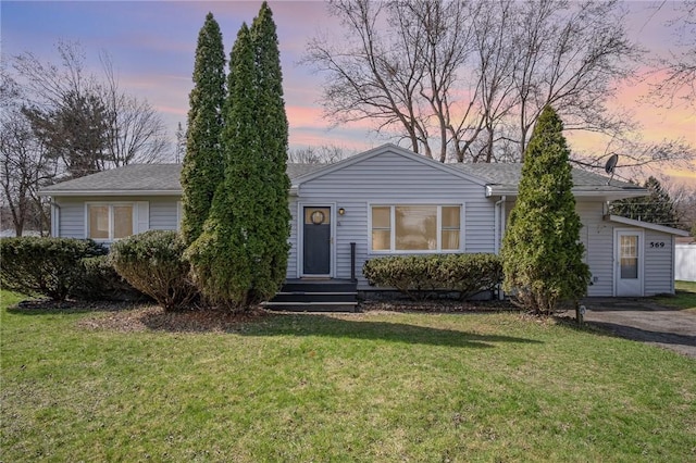 569 Marsh Rd, Pittsford, NY 14534 - view of front of house with a lawn