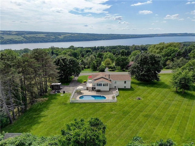 1566 Tracy Dr, Spafford, NY 13152 - view of subject property with a large body of water and a pool area
