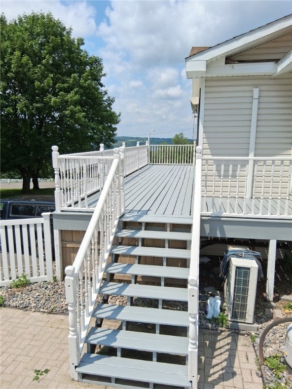 1566 Tracy Dr, Spafford, NY 13152 - deck featuring stairway