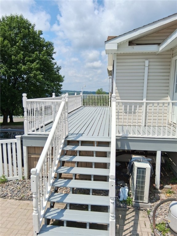1566 Tracy Dr, Spafford, NY 13152 - wooden deck featuring stairs