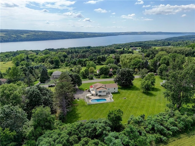 1566 Tracy Dr, Spafford, NY 13152 - view of subject property featuring a large body of water and a forest