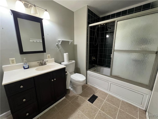 19 Beech Dr, Scriba, NY 13126 - full bathroom featuring vanity, enclosed tub / shower combo, and tile patterned floors