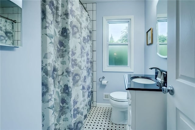 286 Park Ln, Webster, NY 14580 - bathroom with vanity and a shower with curtain