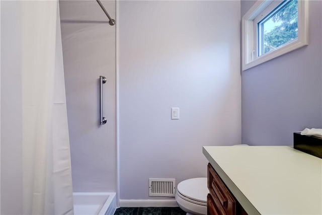 286 Park Ln, Webster, NY 14580 - bathroom with curtained shower and toilet