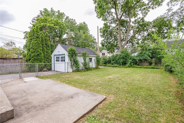 79 Meredith Ave, Brighton, NY 14618 - view of yard featuring a gate and an outbuilding