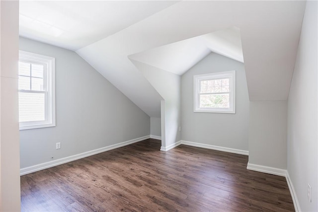 79 Meredith Ave, Brighton, NY 14618 - additional living space with plenty of natural light, dark wood finished floors, and lofted ceiling