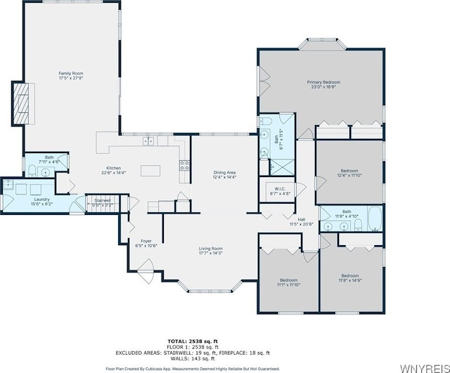 100 W Maplemere Rd, Amherst, NY 14221 - view of property floor plan