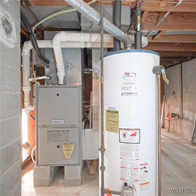 100 W Maplemere Rd, Amherst, NY 14221 - utility room with gas water heater