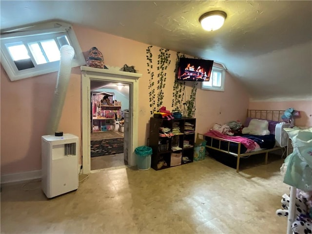 22 Jefferson St, North Dansville, NY 14437 - bedroom with vaulted ceiling