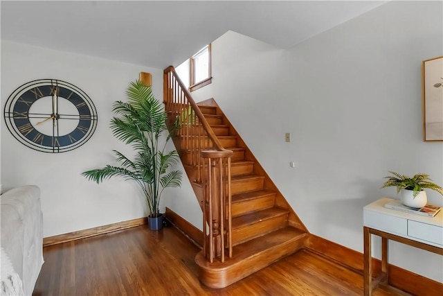 128 Princeton Blvd, Tonawanda, NY 14217 - stairway with wood finished floors and baseboards