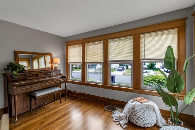 128 Princeton Blvd, Tonawanda, NY 14217 - sitting room with wood finished floors and baseboards