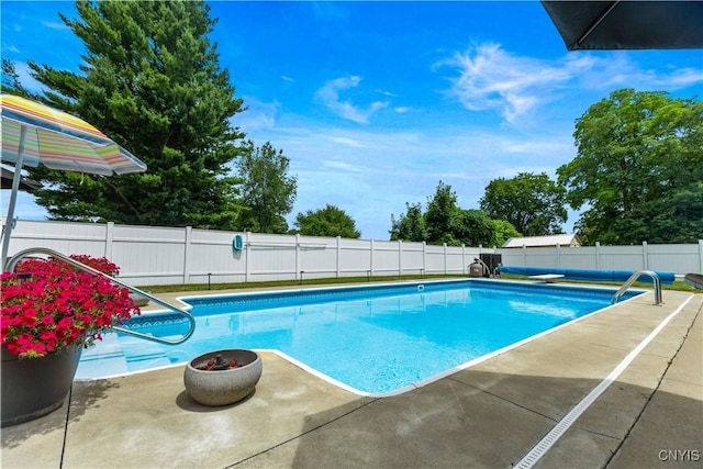 102 W Rand St, German Flatts, NY 13357 - view of pool featuring a patio and a fenced backyard
