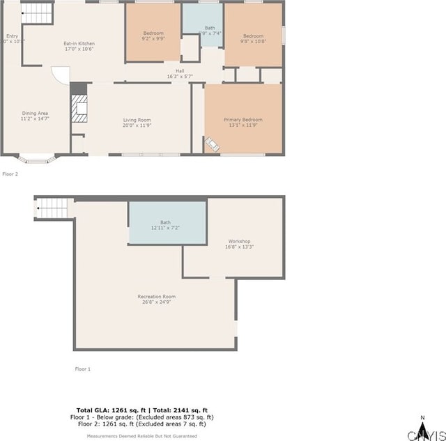 207 Baxton St, Clay, NY 13212 - view of property floor plan