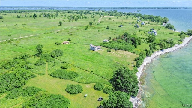1812 Grenadier Island Rd Unit 1, Cape Vincent, NY 13618 - aerial view of property's location featuring a nearby body of water and rural landscape