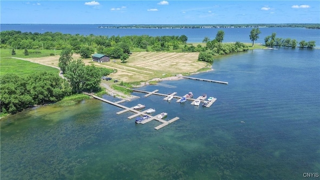 1812 Grenadier Island Rd Unit 1, Cape Vincent, NY 13618 - aerial view of a large body of water