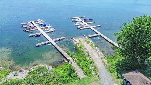 1812 Grenadier Island Rd Unit 1, Cape Vincent, NY 13618 - drone / aerial view of a nearby body of water