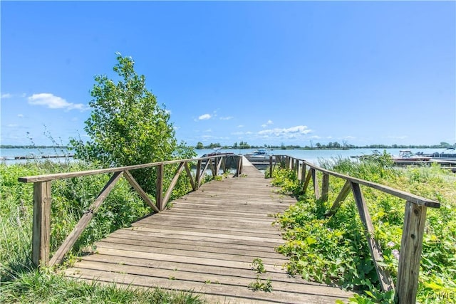 1812 Grenadier Island Rd Unit 1, Cape Vincent, NY 13618 - dock with a water view