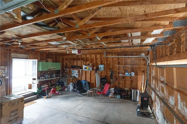 82 Maple St, Canisteo, NY 14823 - garage with a garage door opener