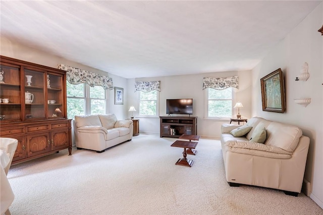668 Willow Ln, Webster, NY 14580 - living area featuring light carpet