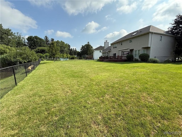 26 Forestglen Cir, Amherst, NY 14221 - view of yard featuring a deck with water view