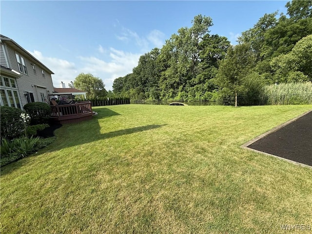26 Forestglen Cir, Amherst, NY 14221 - view of yard with a deck
