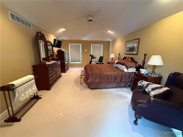 26 Forestglen Cir, Amherst, NY 14221 - bedroom with light carpet and a ceiling fan