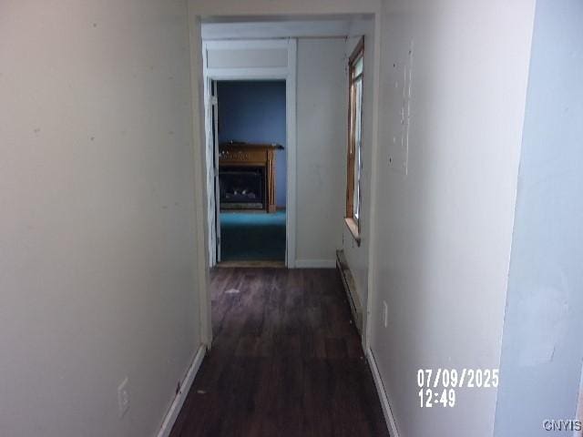 20 N 4th Ave, German Flatts, NY 13357 - hall with wood finished floors and baseboards