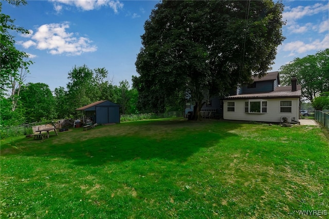 112 Creekview Dr, West Seneca, NY 14224 - fenced backyard with a shed