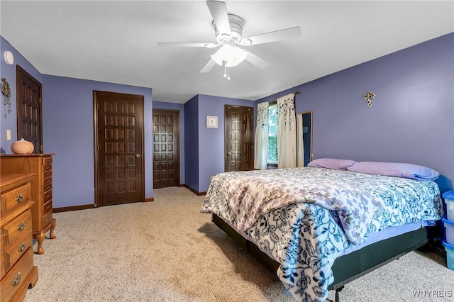 112 Creekview Dr, West Seneca, NY 14224 - bedroom with carpet flooring and a ceiling fan