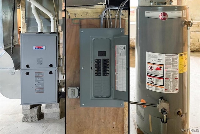 5156 Fairgrounds Rd, Hamburg, NY 14075 - utilities with water heater and electric panel