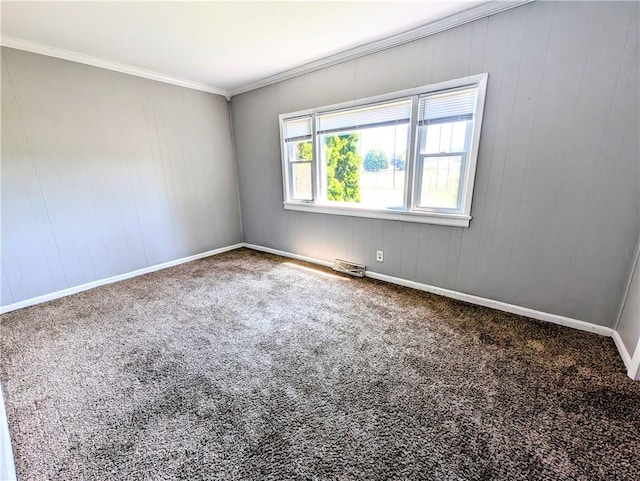 883 Brown Rd, Irondequoit, NY 14622 - carpeted spare room featuring crown molding and baseboards