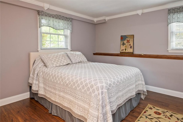 798 Hawthorne Pl, Webster, NY 14580 - bedroom with multiple windows, wood finished floors, and ornamental molding