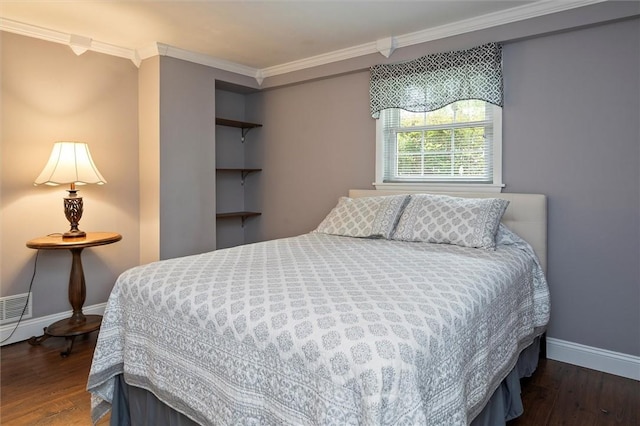 798 Hawthorne Pl, Webster, NY 14580 - bedroom featuring ornamental molding and wood finished floors