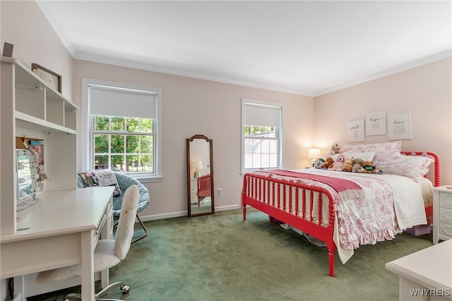 29 Cherry Tree Ln, Orchard Park, NY 14127 - bedroom with crown molding and carpet