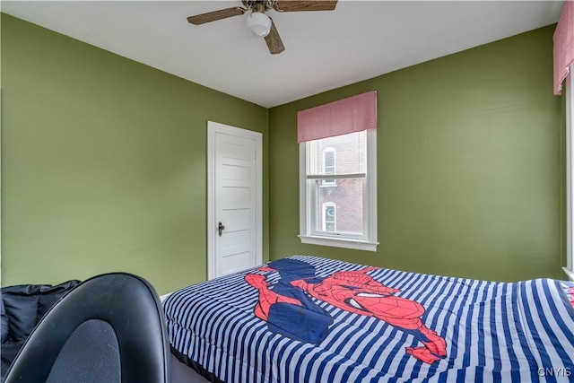 210 N James St, Wilna, NY 13619 - bedroom featuring ceiling fan