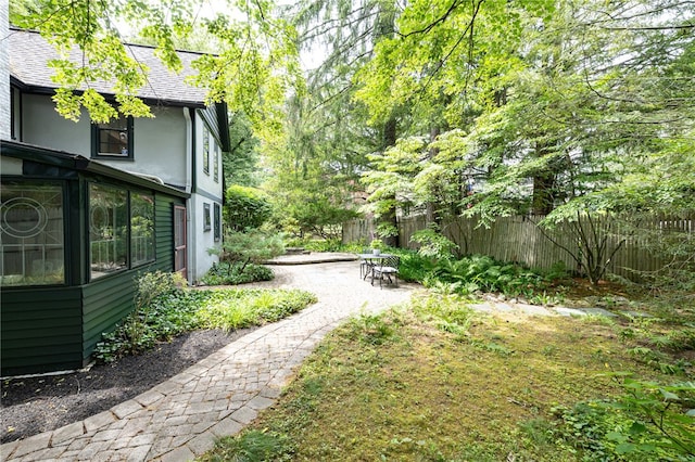 8 Oak Ln, Brighton, NY 14610 - view of yard with a patio area