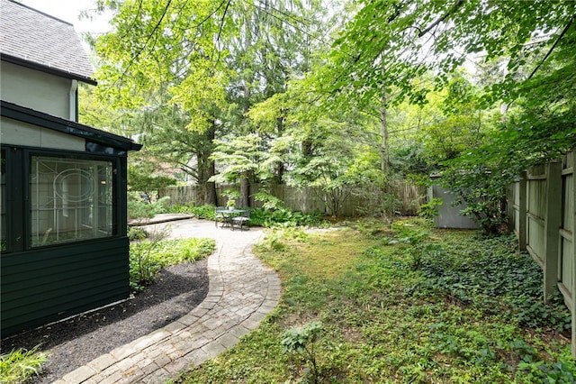 8 Oak Ln, Brighton, NY 14610 - fenced backyard with a patio area and a shed